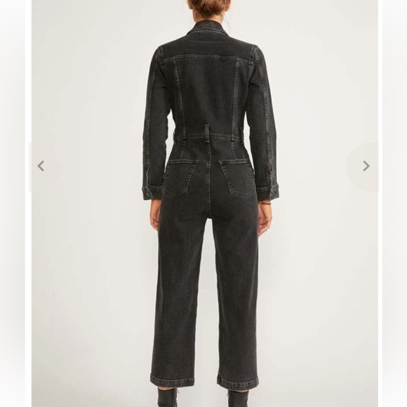 ETICA Farrah Jumpsuit in Night Swim Denim Blue Zip Front size medium - Picture 2 of 10